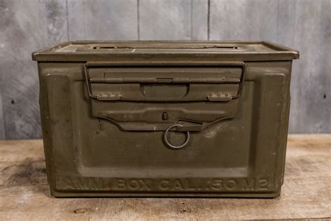 Vintage US Military Ammo Metal Box 2